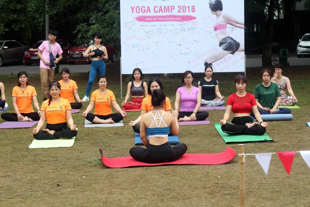 Ấn tượng khó quên tại Yoga Camp 2018