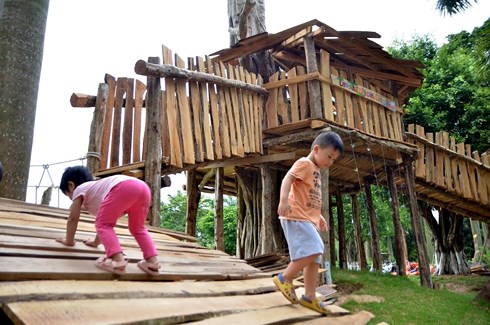 Sân chơi phiêu lưu phong cách Nhật đầu tiên ở Việt Nam mở tại Ecopark dịp hè