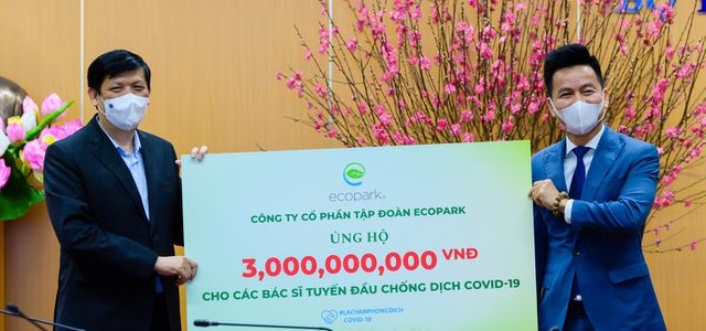 Ecopark dừng quảng cáo và sự kiện Tết để ủng hộ hàng tỷ đồng giúp Hải Dương chống Covid-19