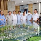Phó Chủ tịch Quốc hội Nguyễn Khắc Định khảo sát tiến độ xây dựng Khu công nghiệp Liên Hà Thái